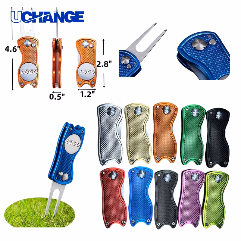 Golf Fork Spring Folding Green Tool