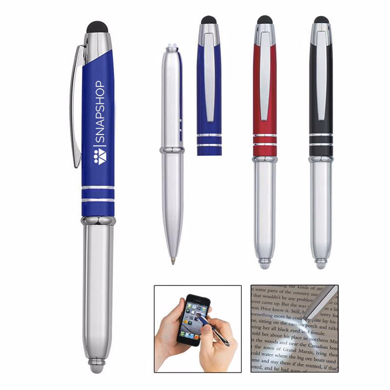 Aluminum Pen with LED light