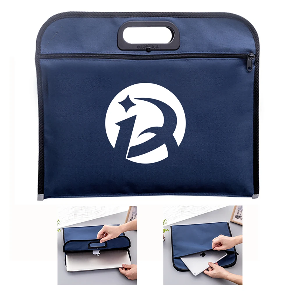 Document Bag Briefcase with Zipper 1
