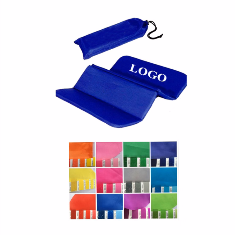 Foldable Polyester Stadium Seat Cushions w/Pouch
