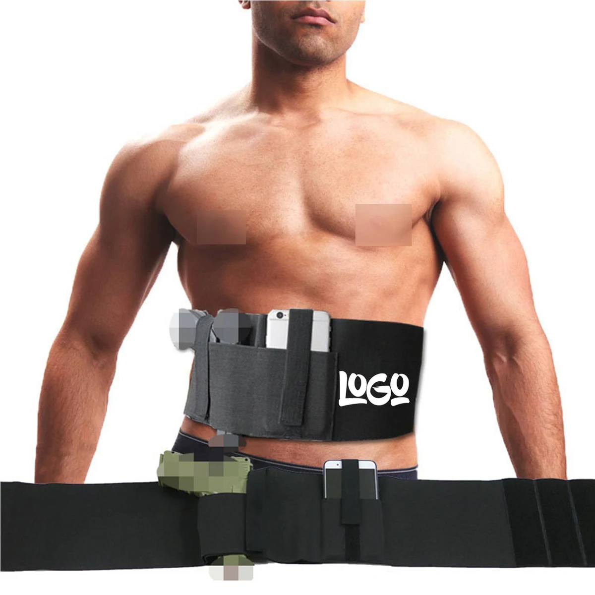 Breathable Nylon Belly Band Holster 1