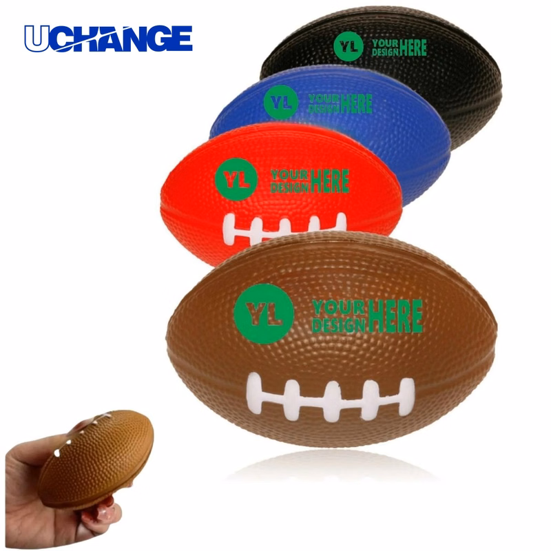 Custom PU Rugby Stress Relief Ball