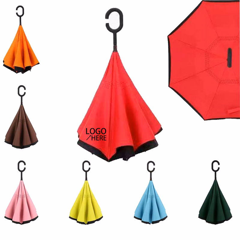 Double Layer Fabric Manual Sun Protection Umbrella