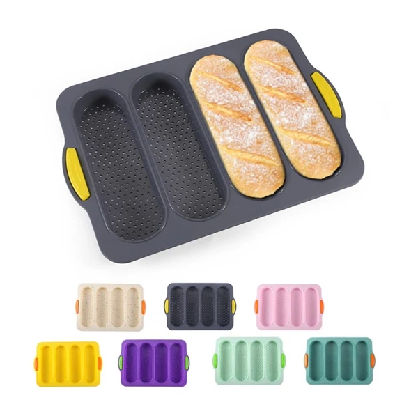 Silicone Bread Baking mold for Baguette 1