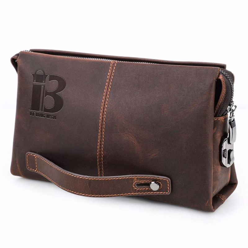 Genuine Leather 8-inch computer Waterproof Messenger Bags