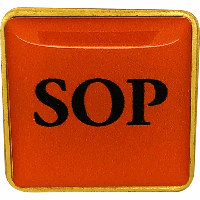 Digistock Lapel Pins: 1" W x 1" H Rounded Square