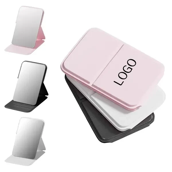 Portable Folding Leather Mirror with Gift Idea 1