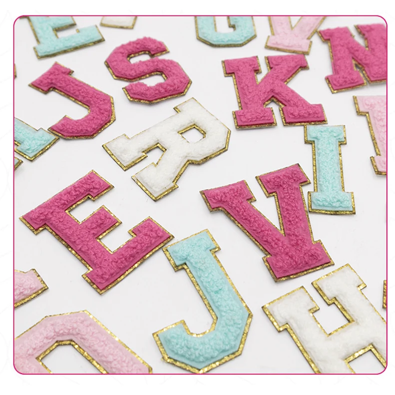 Letter Patches Self Adhesive Stickers for DIY 1