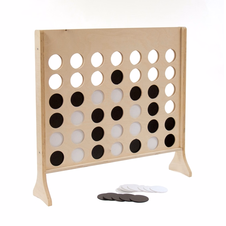 Four In A Row Game - Oversized Countertop Version (Blank)