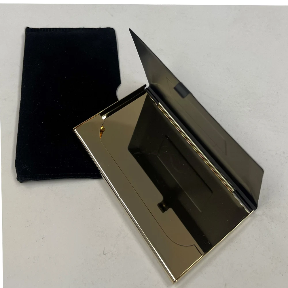 Gold Plated Brass Business Card Holder 1