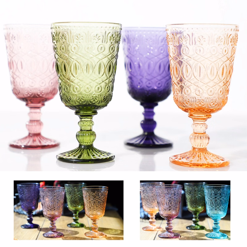 Colored And Vintage Goblets