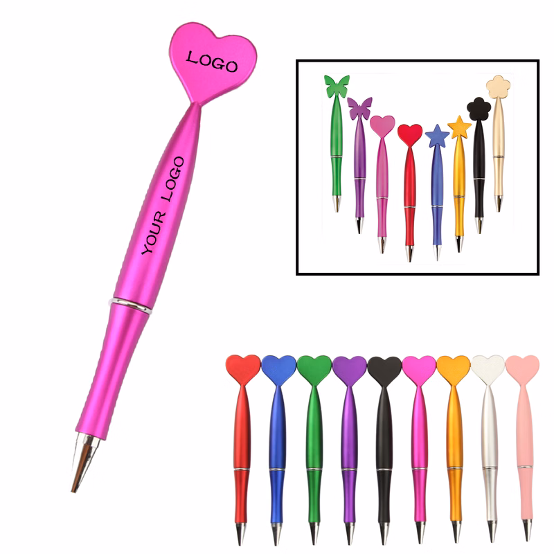 MOQ 20 PCS Custom Heart Pen