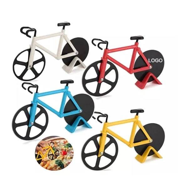 Bicycle Shape Pizza Cutter Kitchen Tool 1