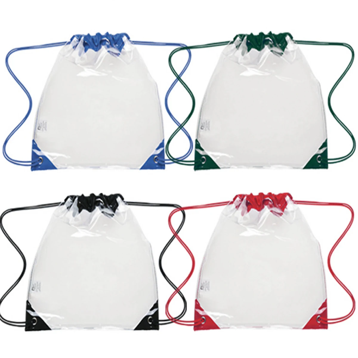 Clear Drawstring Cinch Backpack 1