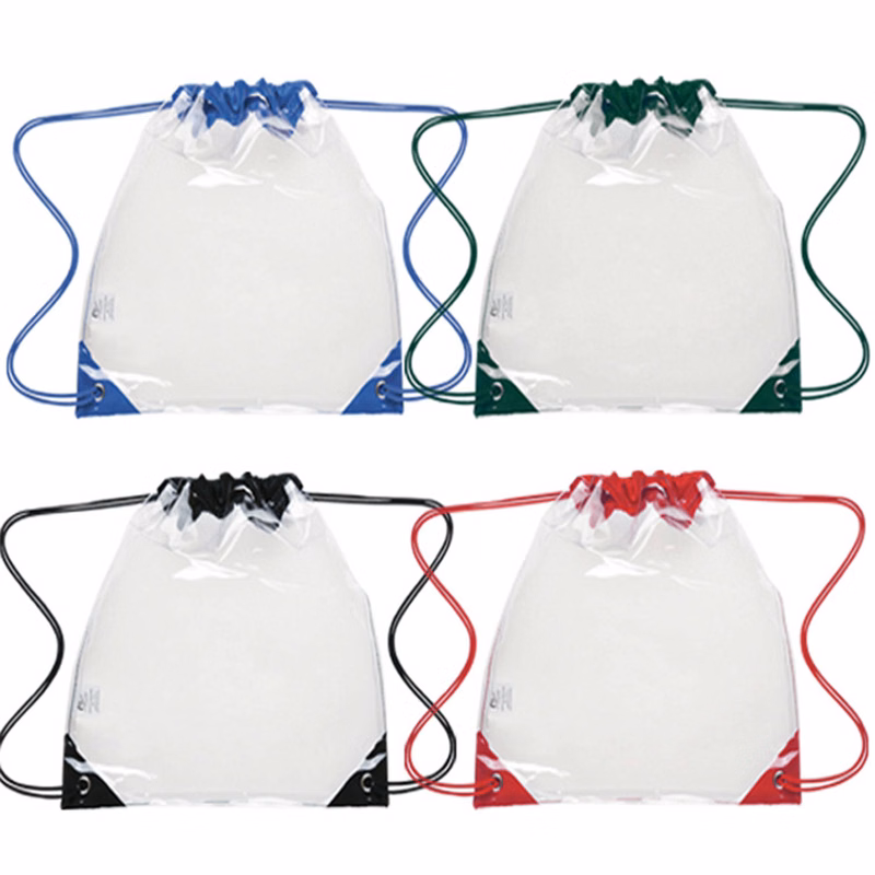 Clear Drawstring Cinch Backpack