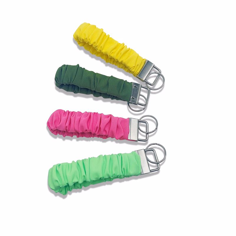 Scrunchie Wristlet Keychain