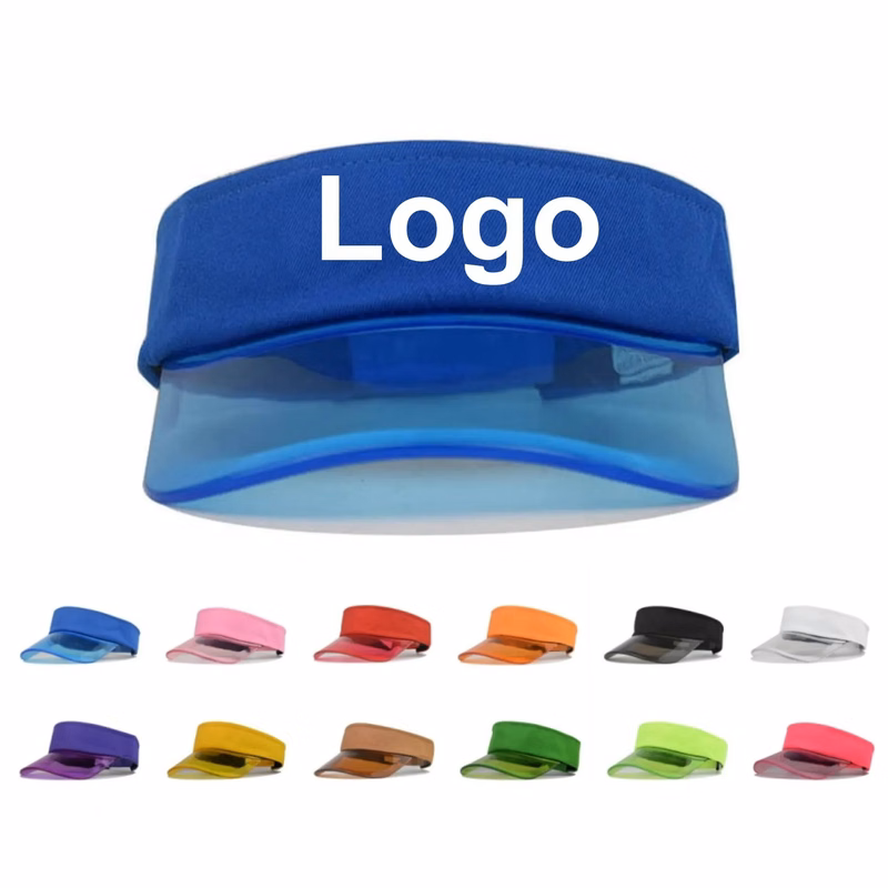 Clear Brim PVC Sun Visor Hat