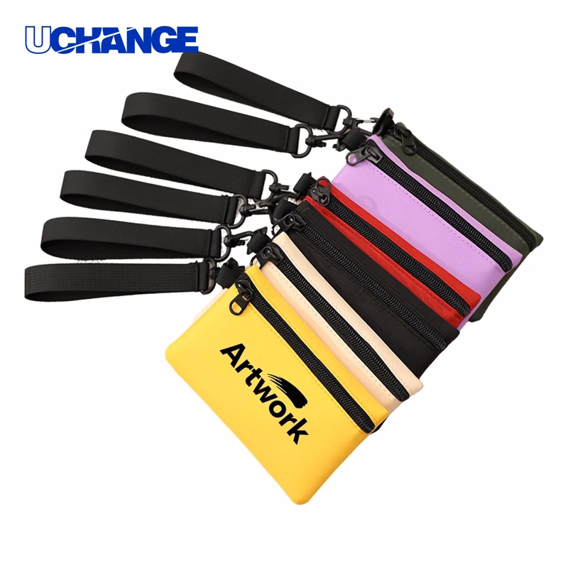 Small Fabric Zippered Wristlet Organizer