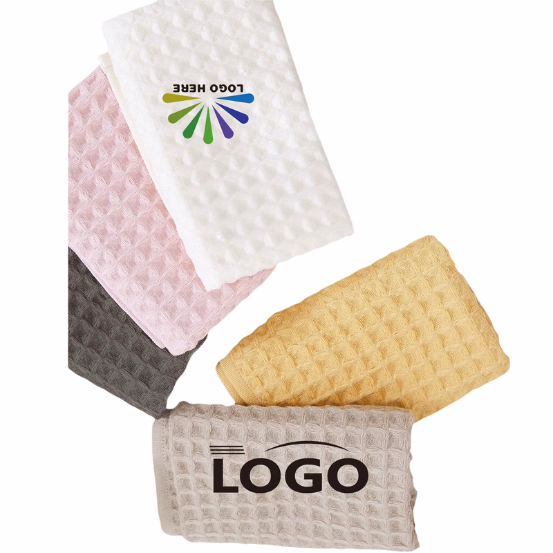 Soft Cotton Waffle Beach Bathroom Towel MOQ20