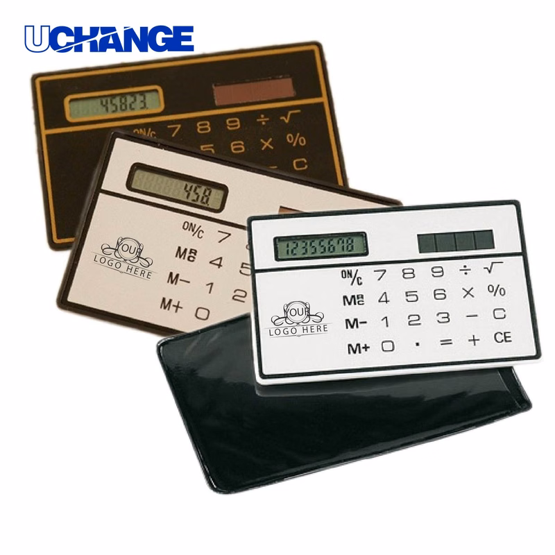Card Shaped Solar Powered Calculator