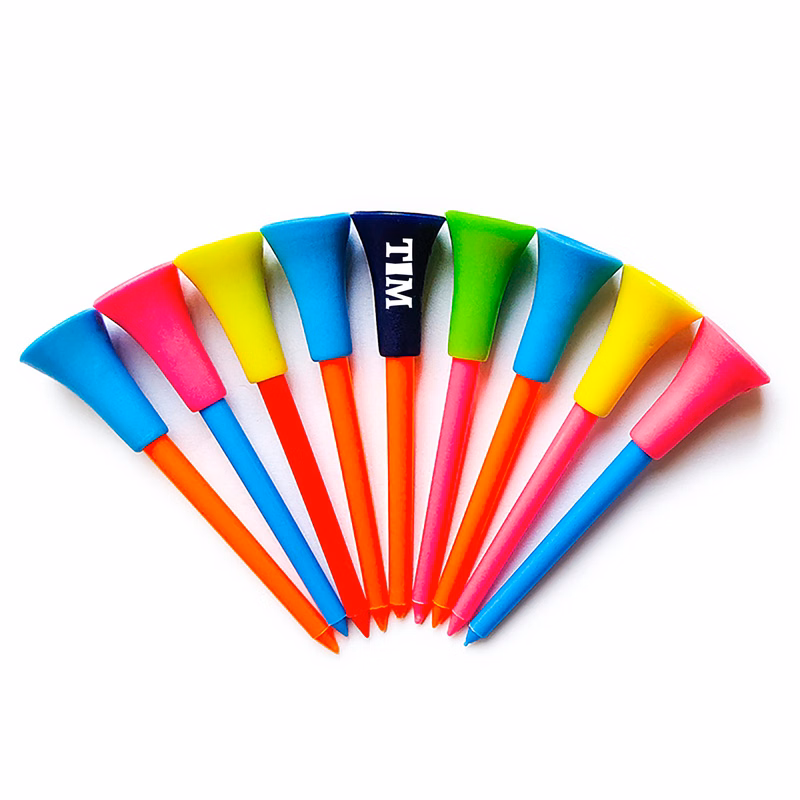 Rubber Top Plastic Golf Tees
