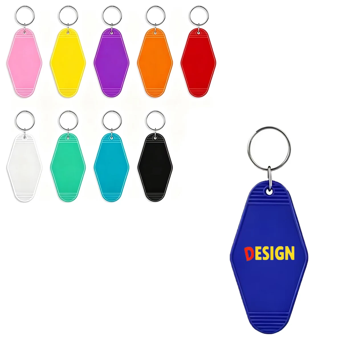 Rhombus Shape Key Tag For Property Management 1