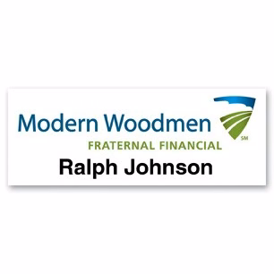 Full Color Name Badge w/ Personalization (1.5"X4") Rectangle