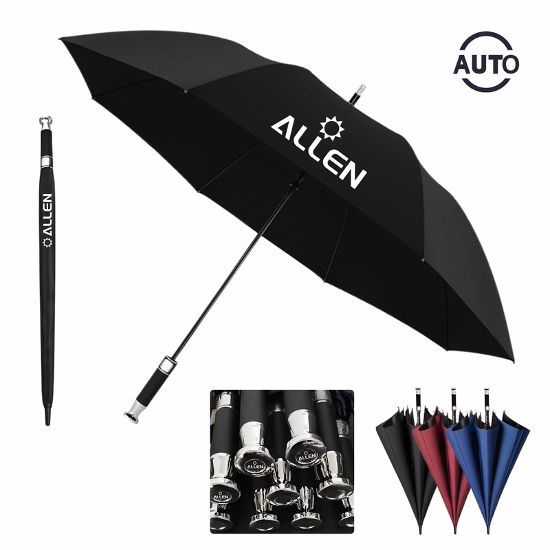 Auto Open Silver Plating Gift Umbrella