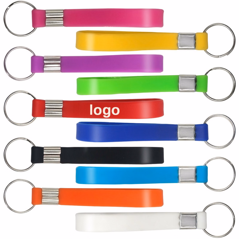 Custom Silicone Key Ring Strap