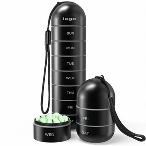 Moisture Proof Metal Pill Organizer 1