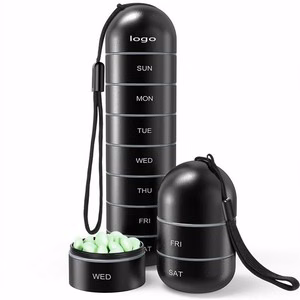 Moisture Proof Metal Pill Organizer