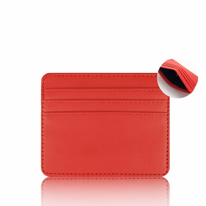 PU Leather Card Holder Slim Wallets Minimalist