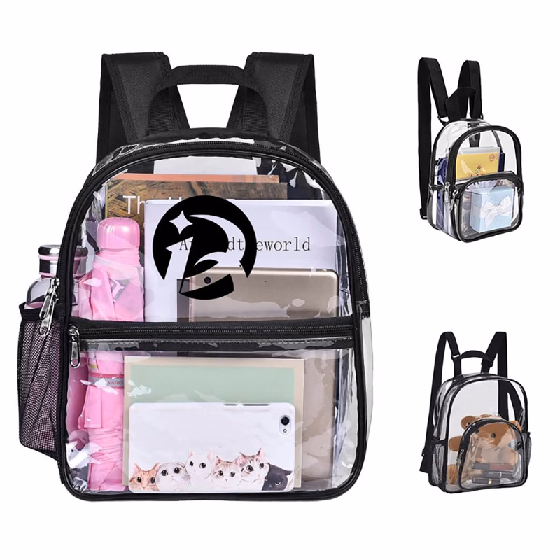 Transparent PVC large capacity backpack