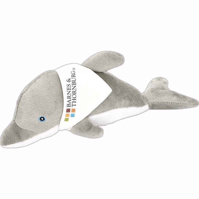 8" Aquatic Beanie Dolphin