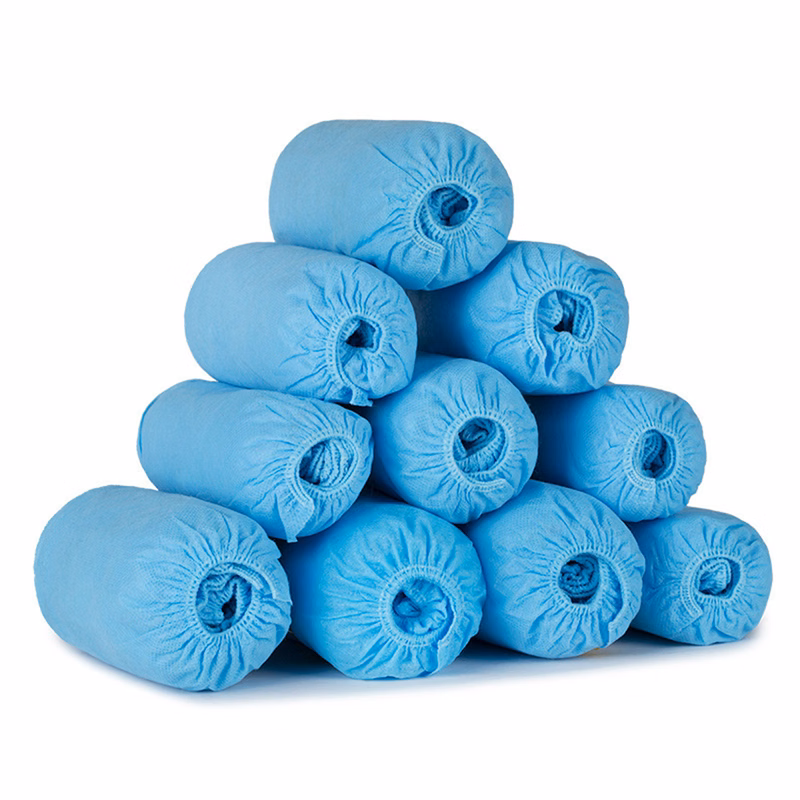 Blue Non Woven Disposable Shoe Cover