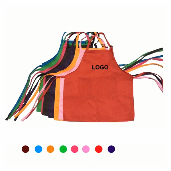 Custom Youth Polyester Apron 21.6-Inch With Two Pockets — Bakery & Foodservice