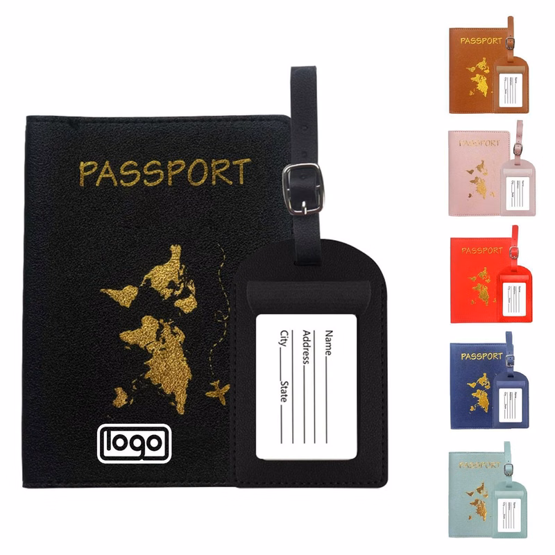 Pu Leather Passport Set