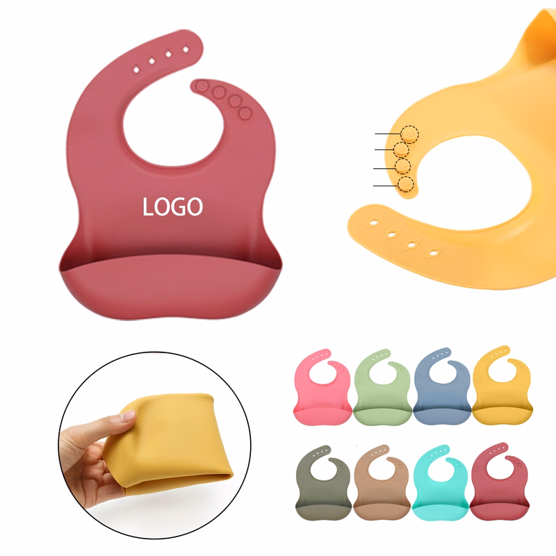 MOQ:20pcs Waterproof Feeding Bib