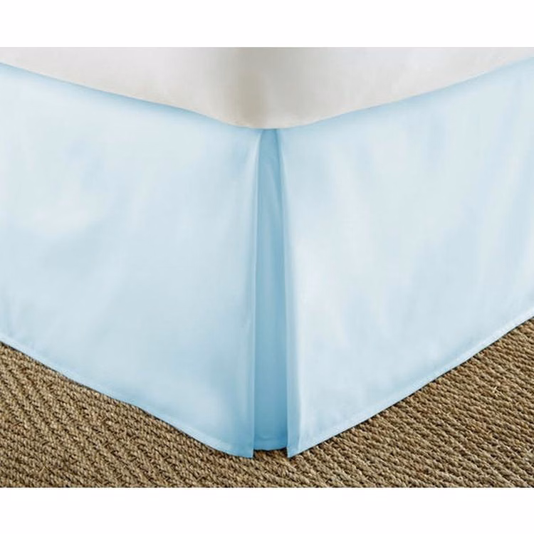Premium Bed Skirts - Aqua Twin XL Pleated