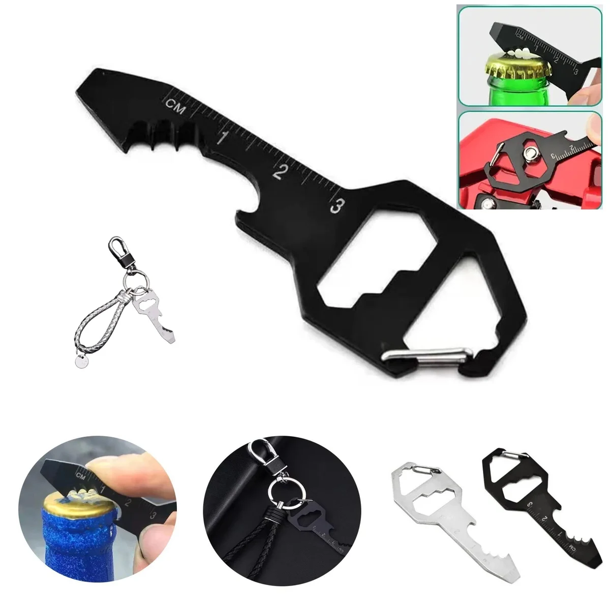 Keychain Bottle Opener Multi Tool 1