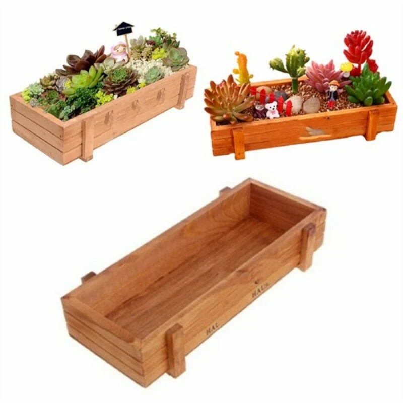 Wood Planter Box 1