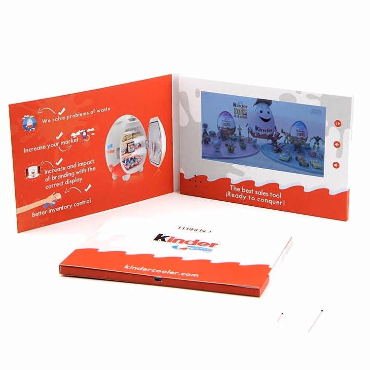 A5 Advertising Video Brochures with Full Color Imprint