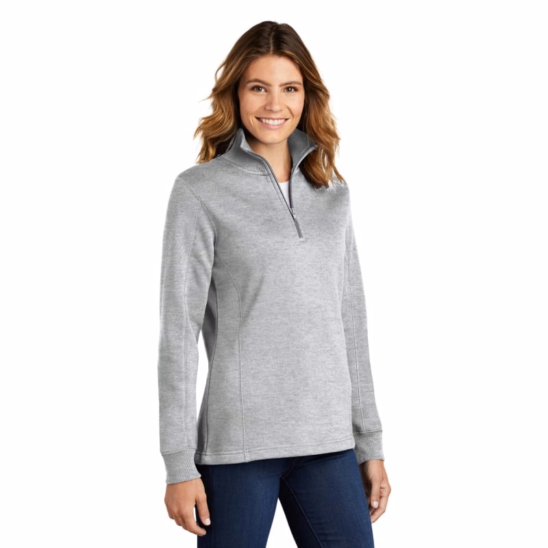 Sport-Tek Women's 1/4-Zip Sweatshirt.