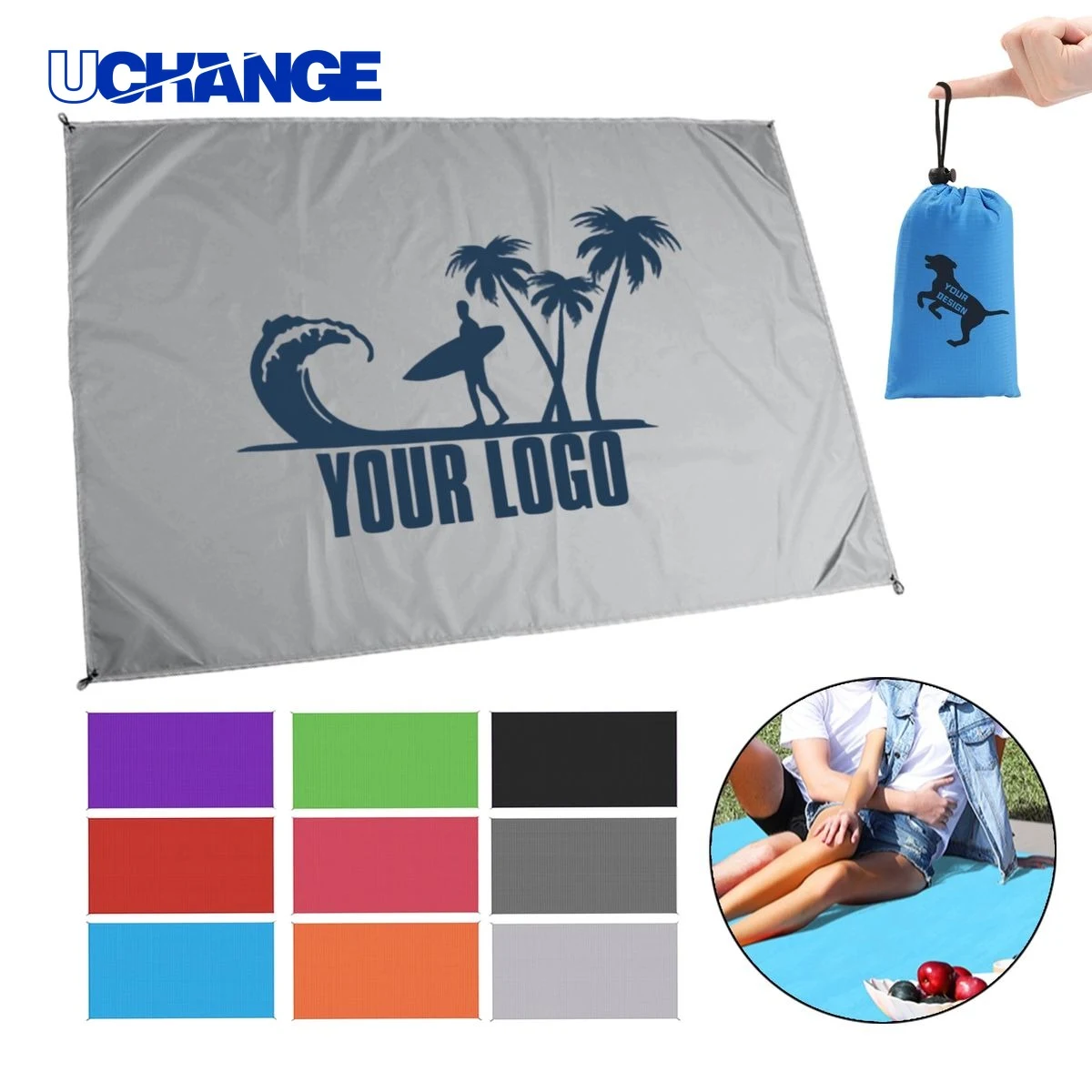 Sandproof Large Beach Picnic Mat 1