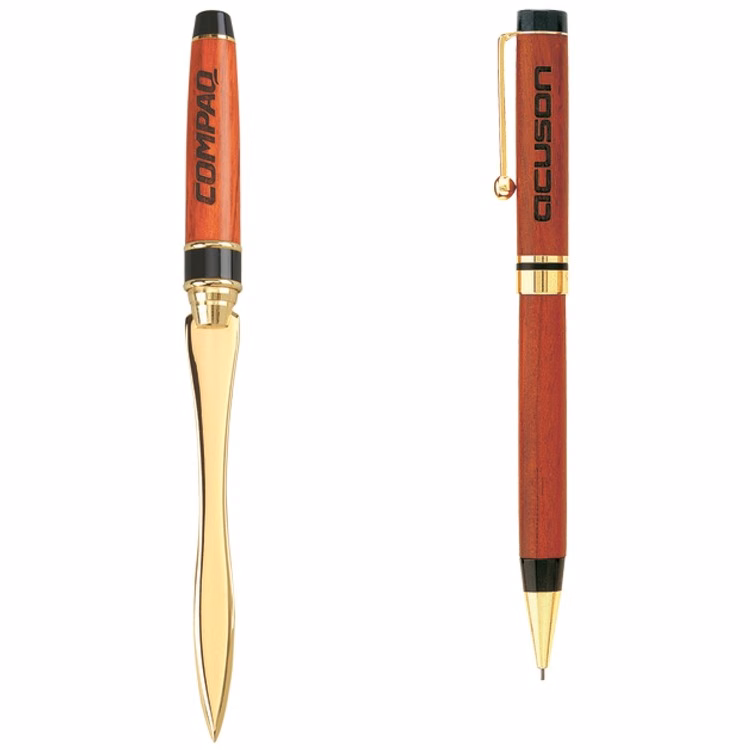 Stella III Wood Twist Action Pencil(0.9MM)/Letter Opener