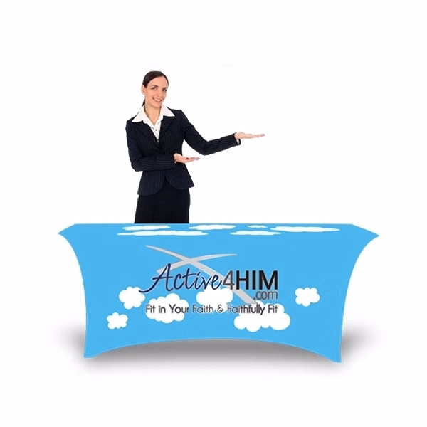 Premium 6ft 4-sided Stretch Table Cover