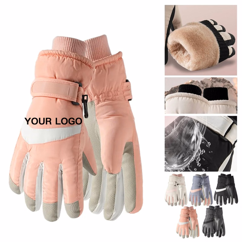 Insulated Ski Gloves For Winter Sports Use