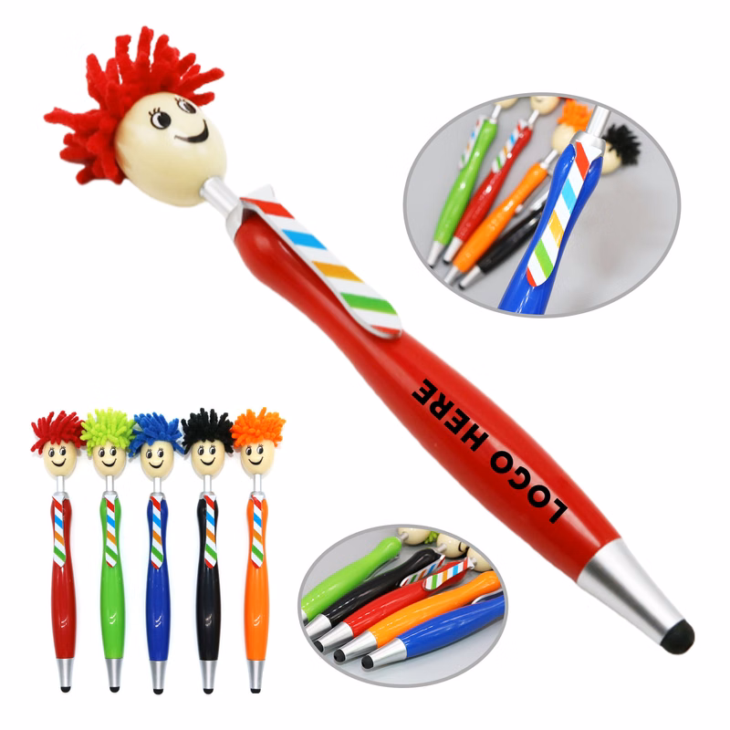 Mop Head Pen Screen Cleaner Stylus for Kids and Adults