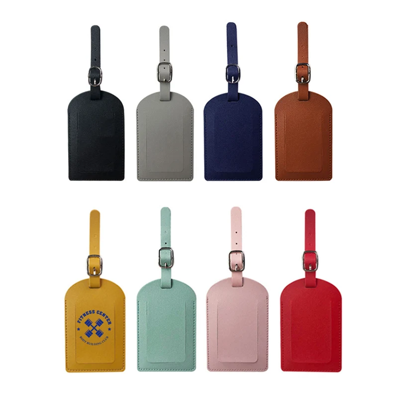 Luggage Tag PU Leather for Suitcase baggage tag 1