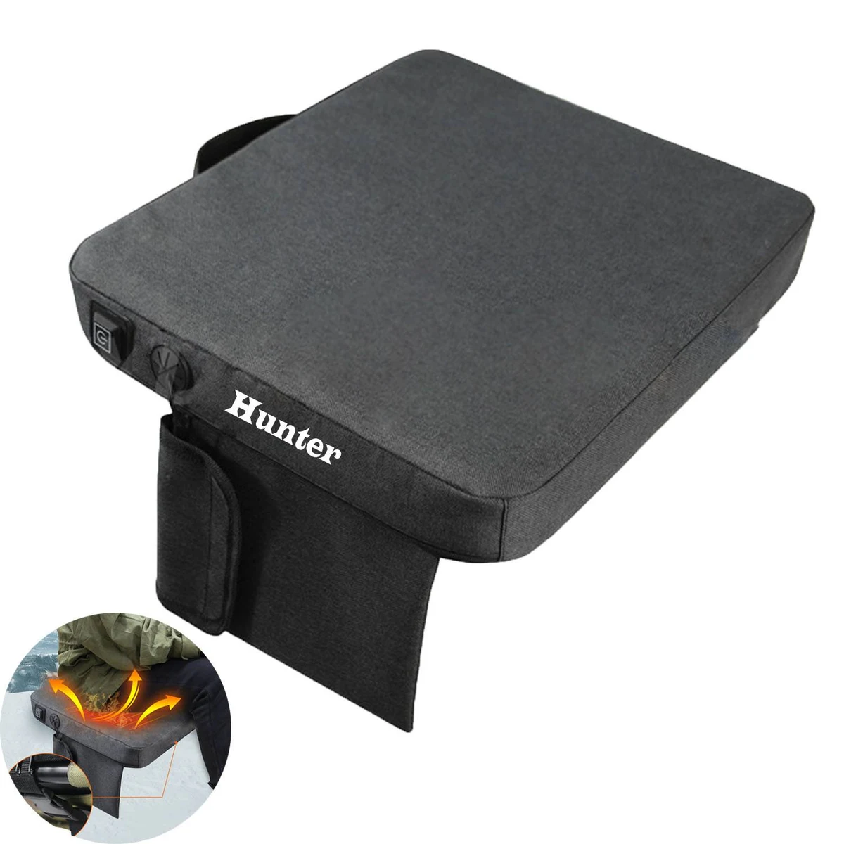 Outdoor camping USB heated seat cushion 1